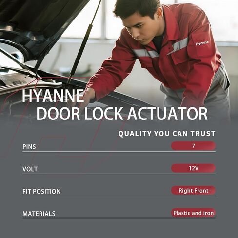 Hyanne Door Lock Actuator Replacement for BMW 1 06-13 2 14-21 3 06-13 4 13-20 5 09-17 7 01-15 X1 09-15 X3 03-17 X5 06-13 X6 07-14 Z4 Coupe 06-19 Roadster 03-16 MINI Countryman 10-16 OE#:51217202146 in Saudi Arabia