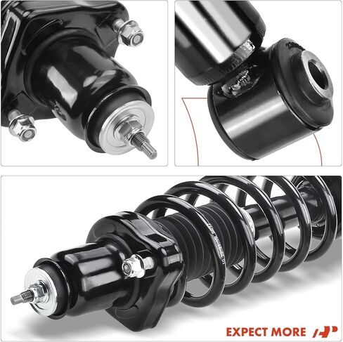 A-Premium Rear Complete Struts Compatible with [Convertible] Chrysler 200 2011-2014, Sebring 2008-2010 - 2x Replacement Suspension Shock Absorber with Coil Spring Assembly in Kuwait