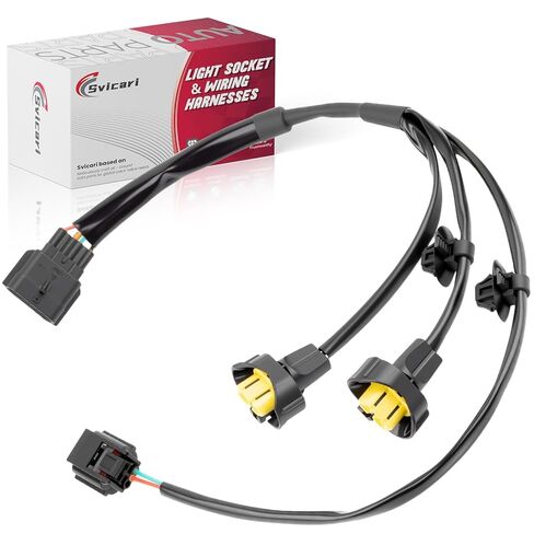 Right Passenger Side Fog Light Wiring Harness Compatible with Nissan Maxima 2016-2019 Replace #24070-4RA0B 240704RA0B in Kuwait