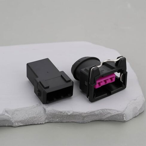 2 Sets 3-Pin Female Male Automotive Wiring Connector Kit Compatible with Bosch EV1 Interface in Kuwait