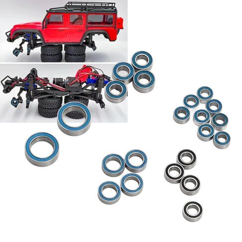 RC Parts Compatible with Traxxas for TRX4M 1/18 RC Crawler Car Upgrade Parts Stainless Steel RC Bearing Kit Ball Bearings in Saudi Arabia