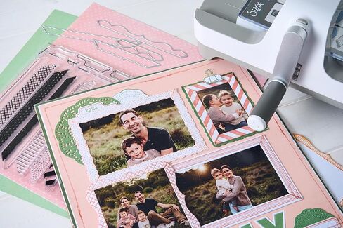 Sizzix Clear Stamps Set with Framelits Dies, Creative Combos by 49 & Market, 10 Rubber Stamps & 10 Cutting Dies in Kuwait