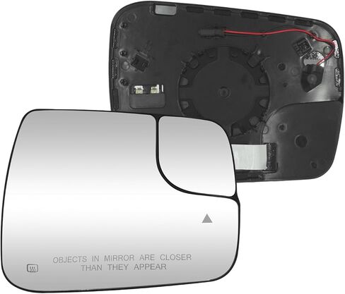 Driver Left Side Mirror Glass compatible with 2019-2025 Dodge Ram 1500 2500 with Blind Spot Detection Heated, Mirror Glass Replacementw/o Atuo Dimming 68402037AA 68402093AA in Saudi Arabia