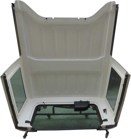VEROMAC Hard Top Storage Carrier/Rack Steel Black Textured Adjustable Hard Top Carrier Compatible with 1987-2024 Wrangler YJ TJ JK JL Movable Rack in Saudi Arabia