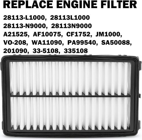 Engine Cabin Air Filters Compatible with 2020-25 Tucson Santa Fe Cruz Kia Sorento Sportage K5 Carnival Engine Cabin Air Filtration Cab AC Air Filters WA11090 97133-N9100 97133N9100 in Saudi Arabia