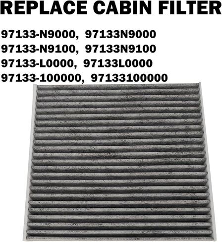 Engine Cabin Air Filters Compatible with 2020-25 Tucson Santa Fe Cruz Kia Sorento Sportage K5 Carnival Engine Cabin Air Filtration Cab AC Air Filters WA11090 97133-N9100 97133N9100 in Saudi Arabia