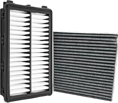 Engine Cabin Air Filters Compatible with 2020-25 Tucson Santa Fe Cruz Kia Sorento Sportage K5 Carnival Engine Cabin Air Filtration Cab AC Air Filters WA11090 97133-N9100 97133N9100 in Saudi Arabia