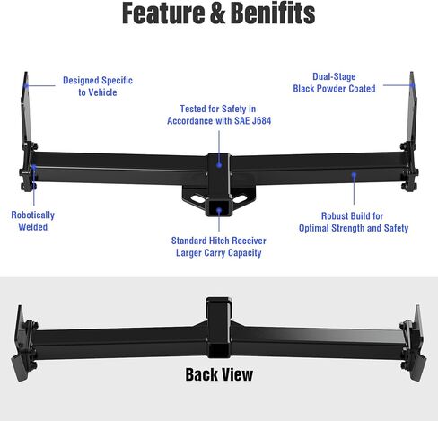 APS Rear Towing Hitch Receiver, Class 3 Trailer Hitch Compatible with Chevrolet Blazer 1995-2004 in Saudi Arabia