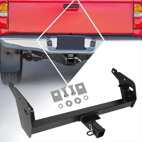 Class 3 Tow Trailer Hitch 2" Receiver Compatible with 95-04 Toyota Tacoma,Black in Kuwait