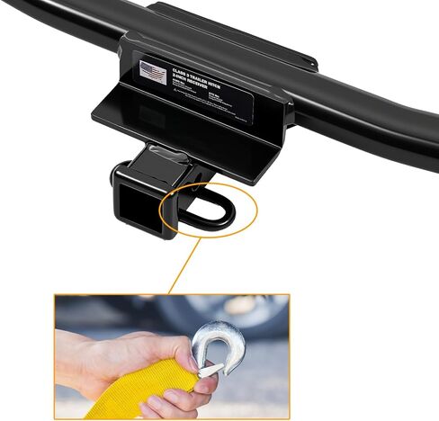 Class 3 Trailer Hitch with 2-Inch Receiver, Fits 2019–2025 Toyota RAV4 & RAV4 Prime | 4,500 lbs GTW / 675 lbs Tongue Weight | Heavy-Duty Carbon Steel, Modular Bolt-On Design, DOT Certified in Saudi Arabia
