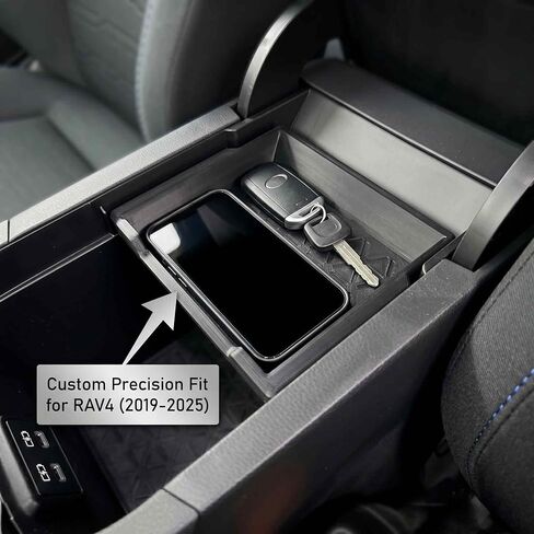 Center Console Storage Tray Suitable for RAV4 (2019-2025) | Compatible with Original Part Number 58825-0R010 - Small Storage Tray in Kuwait