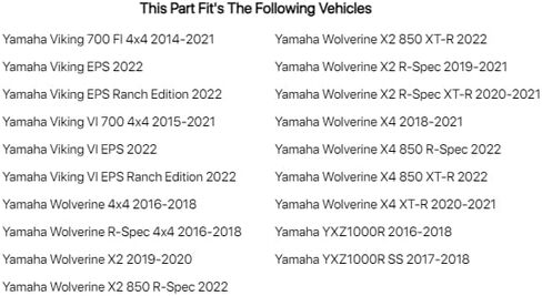 فواصل عجلات ألومنيوم SuperATV شديدة التحمل مقاس 1.5 بوصة من أجل Yamaha Viking/Wolverine/YXZ (انظر الإعداد) - نمط مسمار 4/110 (زوج واحد) in Kuwait