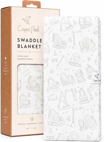 Copper Pearl Large Premium Knit Baby Swaddle Receiving Blanket Bear in Saudi Arabia