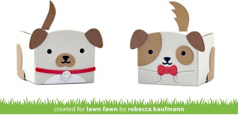 صندوق هدايا صغير من LAWN FAWN، قطعة إضافية للكلب، قطع حرفية مخصصة in Kuwait