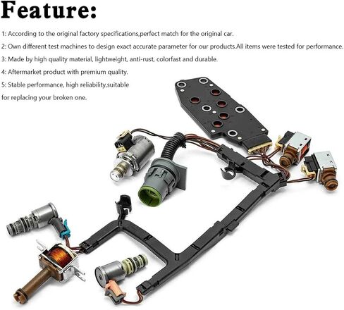 4L60E 4L65E Transmission Solenoid Kit Compatible with 1993-2005 2006 GM EPC Shift TCC 3-2 PWM in Kuwait