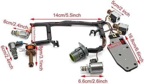 4L60E 4L65E Transmission Solenoid Kit Compatible with 1993-2005 2006 GM EPC Shift TCC 3-2 PWM in Kuwait
