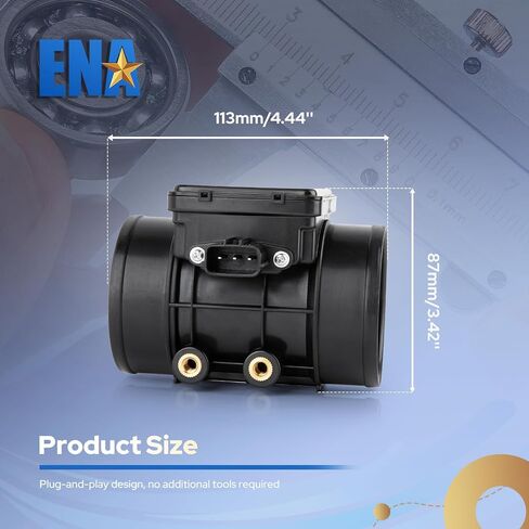 ENA Mass Air Flow Sensor Meter MAF Compatible with Mazda Miata Protege Protege5 Protege 1999 2000 2001 2002 2003 2004 2005 Replacement for MAS0337 7410084 FP3913215 FP3913215R00 FS1E13215 in Kuwait