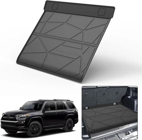Elsetyler Cargo Liner for 2024 4Runner 5 Passengers - TPE Heavy Duty Waterproof Rear Tray Trunk Floor Mat Protector Compatible with 2010-2024 Toyota 4 Runner Seat All Models (Not 7 Seats Models) in Kuwait
