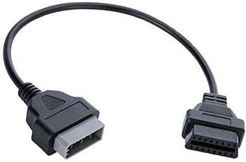 for Nisan 14 Pin Male to 16 Pin Female OBD2 OBDII Diagnostic Tool Adapter Extension Connector Cable 14PIN OBD2 40cm OBD Cable in Saudi Arabia
