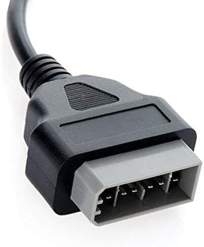 for Nisan 14 Pin Male to 16 Pin Female OBD2 OBDII Diagnostic Tool Adapter Extension Connector Cable 14PIN OBD2 40cm OBD Cable in Saudi Arabia