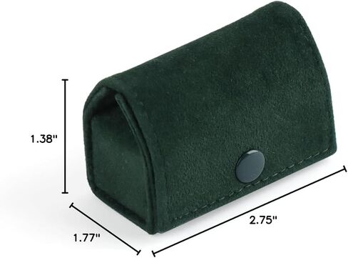 Ring Box, Mini Travel Jewelry Case Portable Small Engagement Ring box for Rings Earrings, Claimond veins Ring Gift Box for Women Girls (Green) in Saudi Arabia