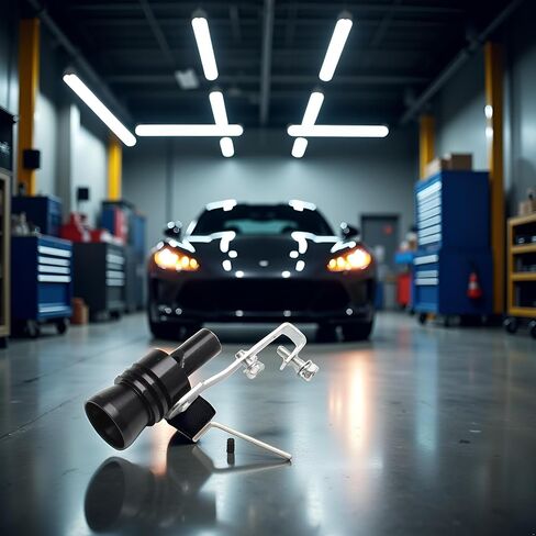 Car Turbo Whistle Universal Aluminum Car Turbo Sound Exhaust Muffler Pipe Whistle Muffler Sounder Simulator for All Vehicles Models-M in Kuwait