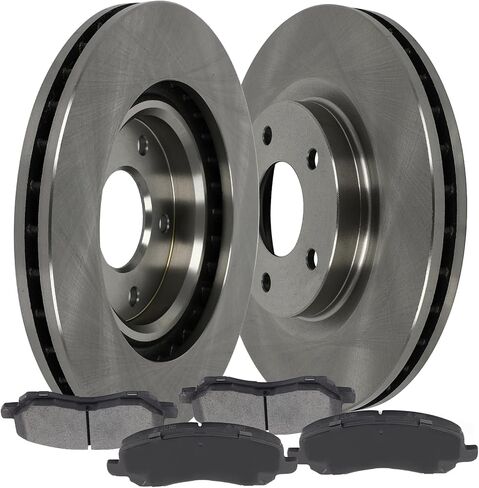 SCITOO - Brake Kits For Jeep For Wrangler 2007-2017,For Jeep For Wrangler JK 2018 Rear Disc Brake Rotors and Ceramic Brakes Pads Replacement: D1274-8390;53041 in Saudi Arabia