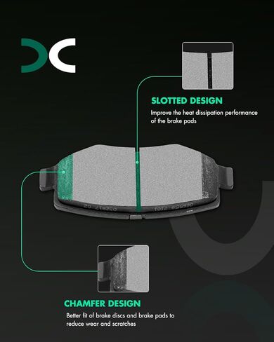 SCITOO - Brake Kits For Jeep For Wrangler 2007-2017,For Jeep For Wrangler JK 2018 Rear Disc Brake Rotors and Ceramic Brakes Pads Replacement: D1274-8390;53041 in Saudi Arabia