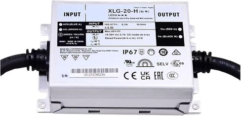 مصدر الطاقة XLG-20 XLG-20-H-B XLG-20-L-B XLG-20-M-B XLG-20-H XLG-20-L XLG-20-M 21 واط سائق تيار مستمر (XLG-20-M) in Kuwait