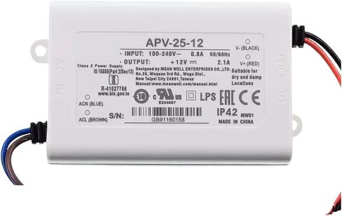 APV-25 Series 17.5W 25W Power Supply APV-25-5 APV-25-12 APV-25-15 APV-25-24 APV-25-36(APV-25-5) in Kuwait