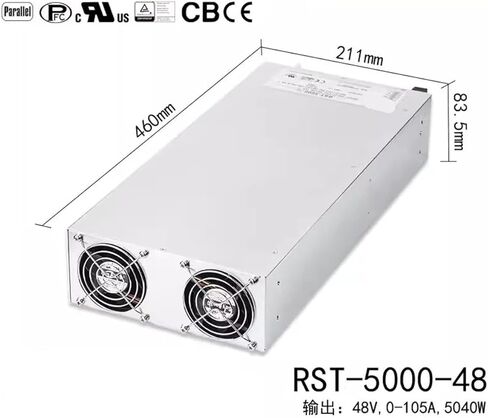 RST-5000-36 مصدر طاقة 5000 وات 36 فولت 138 أمبير مخرج واحد in Kuwait