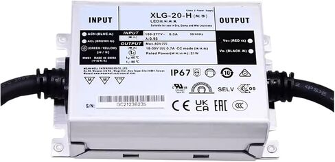 مصدر الطاقة XLG-20 XLG-20-H-B XLG-20-L-B XLG-20-M-B XLG-20-H XLG-20-L XLG-20-M 21W برنامج تشغيل الوضع الحالي الثابت (XLG-20-M) in Kuwait