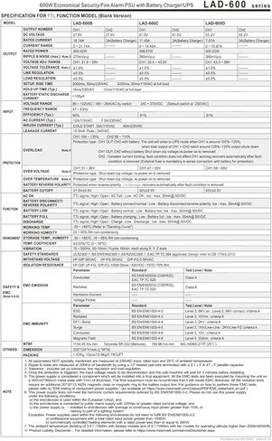 سلسلة LAD-600 LAD-600C LAD-600B LAD-600D مصدر الطاقة (LAD-600B) in Kuwait