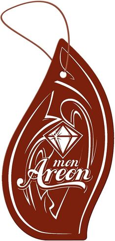AREON MON Modern Design Hanging Car Air Freshener, Coffee Scent - Pack of 12 in Kuwait