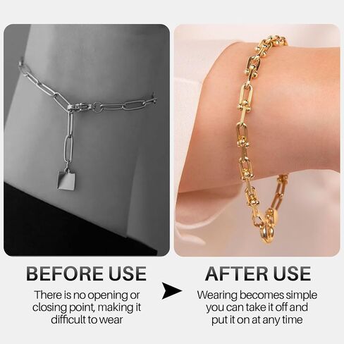 4Pcs Pendant Clasp Charm Clasp Clips 18K Necklace Lock Gold Filled Oval Necklace Clasps Electroplating Polishing, for Keychains, Bracelets and Jewelry Making (0.31 * 0.55in) in Saudi Arabia