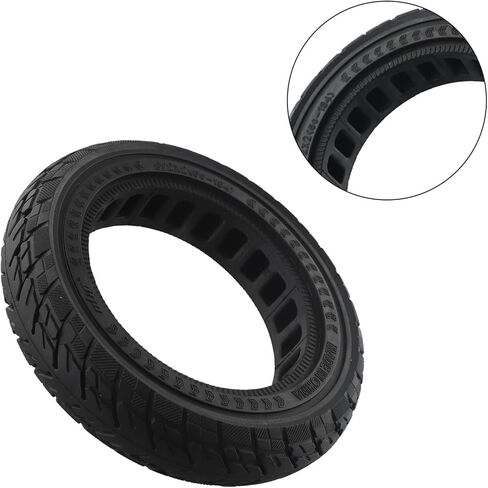 إطار صلب بدون أنابيب للطرق الوعرة مقاس 8.5 بوصة مقاس 8.5 × 2 (50-134) لاستبدال المطاط عالي التحمل لـ Zero 9/8 وللدراجات البخارية الكهربائية INOKIM Light 2، أسود in Kuwait