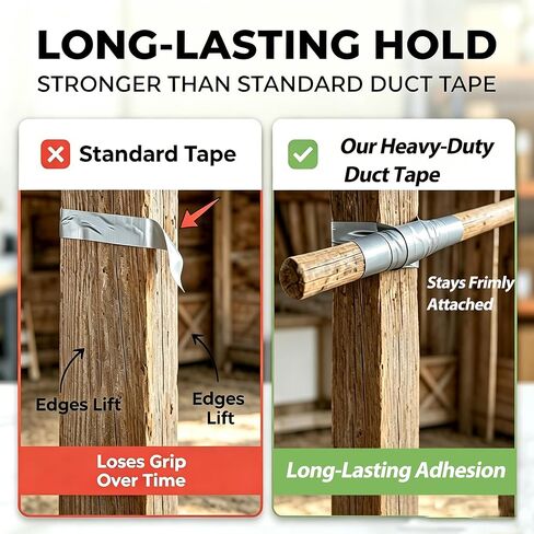 SWRT 9 Mil Duct Tape Heavy Duty, 2 in x 45 YD (Total 135 YD), 3 Pack Strong Adhesive, Residue-Free Waterproof Duct Tape for Indoor and Outdoor Sealing, Patching & Repair (Black, Silver, White) in Kuwait