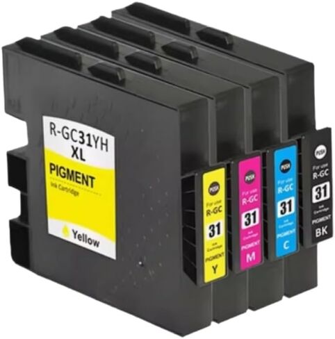 خرطوشة حبر التسامي المتوافقة مع الألوان GC-31 GC-21 GC31 GC21 GC43 GC 43 متوافقة مع الطابعة GX-e7700 SG 5100 in Kuwait