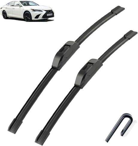 Car Front Wiper Blade For Lexus ES Z10 XZ10 300h 350 250 Sport 2018 2019 2020 2021 2022 Windscreen Windshield Window Accessories in Saudi Arabia