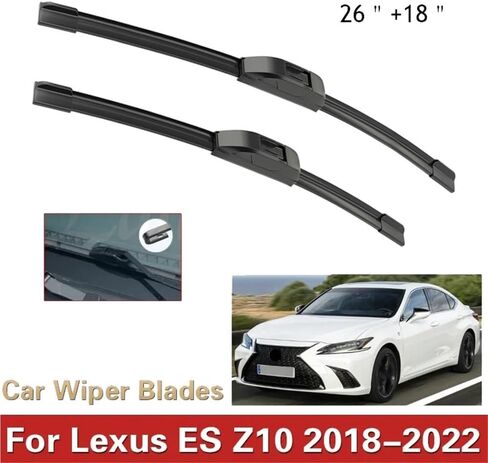 Car Front Wiper Blade For Lexus ES Z10 XZ10 300h 350 250 Sport 2018 2019 2020 2021 2022 Windscreen Windshield Window Accessories in Saudi Arabia