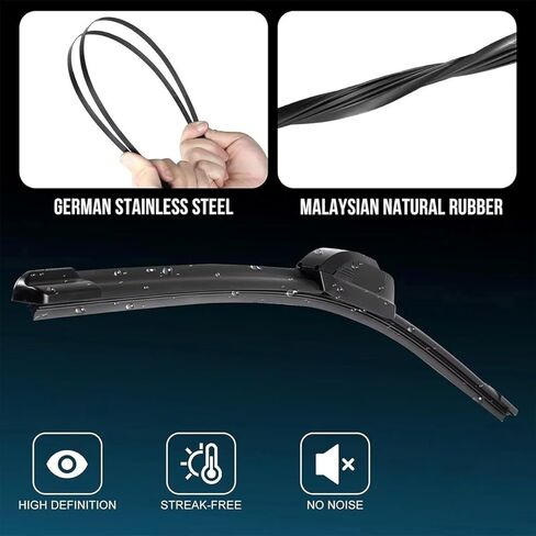 Car Front Wiper Blade For Lexus ES Z10 XZ10 300h 350 250 Sport 2018 2019 2020 2021 2022 Windscreen Windshield Window Accessories in Saudi Arabia