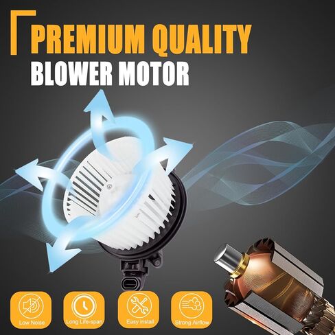 GSPSCN 700237 محرك منفاخ تيار متردد مع مروحة لعام 2009-2014 Ford F150، 2009-2017 Ford Expedition، 2009-2017 Lincoln Navigator - محرك منفاخ التدفئة والتهوية وتكييف الهواء يستبدل # AL1Z19805A، AL1Z19805A، AL1Z19805A، FO3126130 in Kuwait
