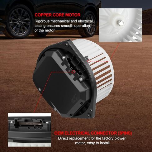 HVAC Blower Motor Fan Replacement for Nissan Altima Murano 350Z 370Z Quest 2007-2019, for Infiniti G25 G35 G37 M35 M45 EX35 EX37 FX35 FX45 Q45 Q50 Q60, HVAC Heater Blower Motor, 700193, 27225AM611 in Saudi Arabia