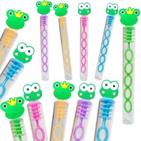 24 Packs Frog Shape Bulk Mini Bubble Wands, for Kids Boys and Girls Toys Holiday Party Favors,Classroom Student Frog Party Supply Gifts in Saudi Arabia