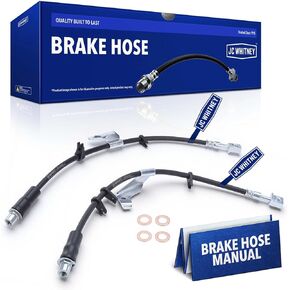 JC Whitney JFBAJCWBHH00077 Set of 2 Front Left & Right Brake Hydraulic Hoses - Compatible with Chevrolet Equinox 2010-2016, GMC Terrain 2010-2016 in Saudi Arabia