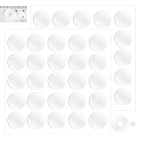 50 Pcs Non-Slip Silicone Grips for Quilt Templates Anti-Skid Adhesive Rings Sewing Ruler Grip Stickers Adhesive Backing Grips for Quilting Rulers (50 Large and 50 Small) in Kuwait