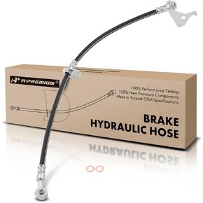 A-Premium Front Driver Brake Hydraulic Hose Compatible with Honda Models - Fit 2009-2014, CR-Z 2011-2015, 1.5L - Replace# 01465SZTG01 in Kuwait