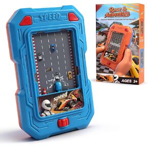 Racing Adventure Car Toy, Pocket-Sized Toddler Travel Toys, Mini Racing & Driving Games with Light and Sounds, Party Favors Birthday Gifts for 3 4 5 6 Year Old Boys Girls in Saudi Arabia