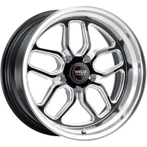 Weld - S107 17X11 Laguna 5X127 ET-44 BS4.25 Gloss Black MIL Dia 78.1 (S10771173425) in Saudi Arabia