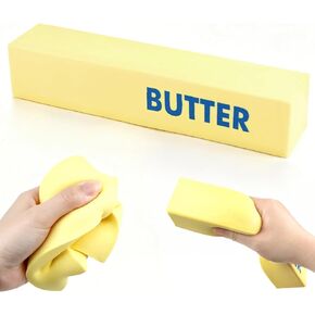 Big Butter Fidget Toys Stress Balls, Soft Slow-Rising Butter Desktop Office Squeeze Toys for Adults, Holiday Party Birthday Gifts in Saudi Arabia